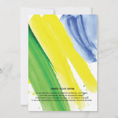 brasilianisches Party Einladung (Rückseite)