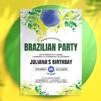 brasilianisches Party Einladung
