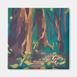 Brasilianisches Rosewood Magnet