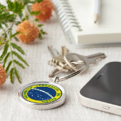 Brasilianisches Siegel Schlüsselanhänger (Seite)