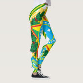 Brasilianisches Wappen Leggings (Rechts)