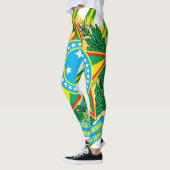 Brasilianisches Wappen Leggings (Links)