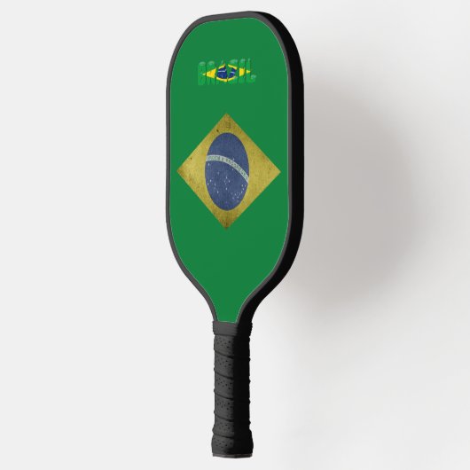 Brasilianisches Wappen Pickleball Schläger (Links)