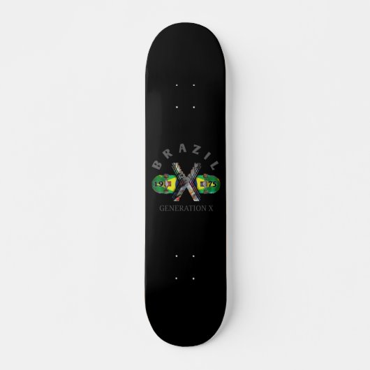 Brasilien 1975 Generation X Skateboard (Vorne)