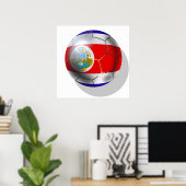 Brasilien 2014 Costa Rica Fußball-Weltmeisterschaf Poster (Heimbüro)