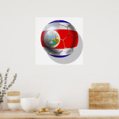 Brasilien 2014 Costa Rica Fußball-Weltmeisterschaf Poster (Küche)