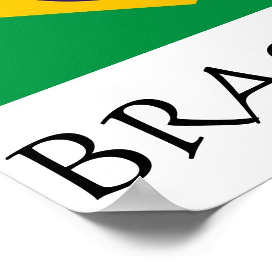Brasilien 2014 poster (Ecke)