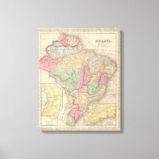 Brasilien 3 leinwanddruck (Vorderseite)