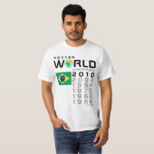 Brasilien 5 Zeit-Weltmeisterschaft-Meister-T - T-Shirt (Vorne ganz)