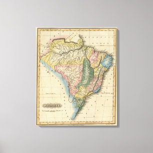 Brasilien 6 leinwanddruck