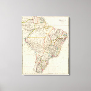 Brasilien 6 leinwanddruck