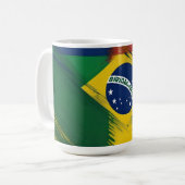 Brasilien (AI erstellt) Kaffeetasse (Vorderseite Links)