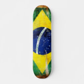 Brasilien - alte Flagge Skateboard (Vorne)