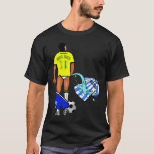 Brasilien Argentinien rivalisierendes clássico T-Shirt