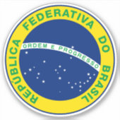 Brasilien Aufkleber (Vorderseite)