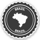 Brasilien Aufkleber (Vorderseite)
