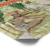 Brasilien aus dem "Miller Atlas" Poster (Ecke)