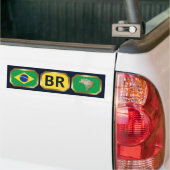 Brasilien Autoaufkleber für Flaggenkarte (Auf Lkw)