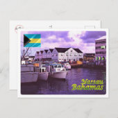 Brasilien - Bahamas - Nassau, Hafen - Postkarte (Vorne/Hinten)