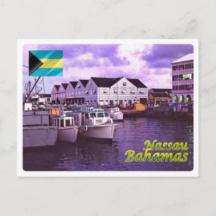 Brasilien - Bahamas - Nassau, Hafen - Postkarte