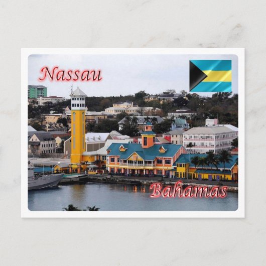 Brasilien - Bahamas - Nassau - Kreuzfahrtschiff - Postkarte (Vorderseite)