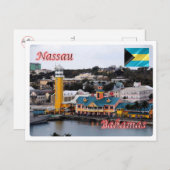 Brasilien - Bahamas - Nassau - Postkarte (Vorne/Hinten)