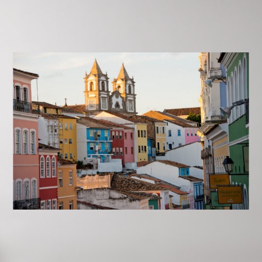 Brasilien, Bahia, Salvador, die älteste Stadt Poster (Vorne)