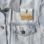 BRASILIEN Barecher mit Anzug Button (Beispiel)