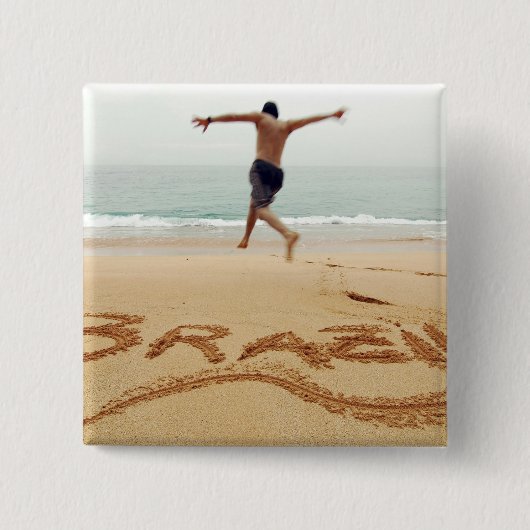 BRASILIEN Barecher mit Anzug Button (Vorderseite)