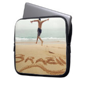 BRASILIEN Barecher mit Anzug Laptopschutzhülle (Vorderseite Links)