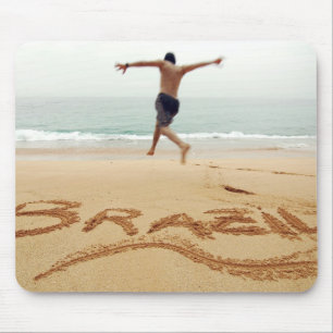 BRASILIEN Barecher mit Anzug Mousepad