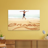 BRASILIEN. Barechest man mit einem Anzug Leinwanddruck (Insitu (Wohnzimmer))