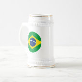 Brasilien Bierglas (Vorderseite Links)