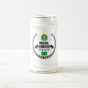 Brasilien Bierglas