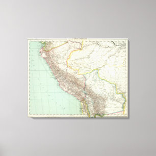 Brasilien, Bolivien Leinwanddruck