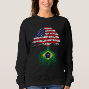 Brasilien Brasil Roots American Groots for Men Wom Sweatshirt