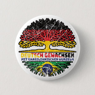 Brasilien Brasilianisch Deutsch Deutschland Baum Button