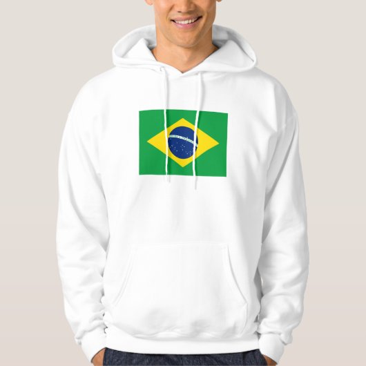 Brasilien - brasilianische Staatsflagge Hoodie (Vorderseite)