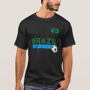 Brasilien Brasilianischer Futebol Brazil Soccer T-Shirt