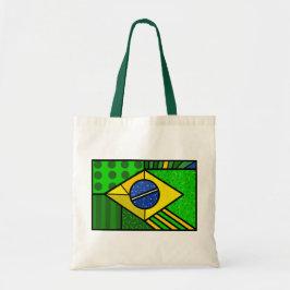 Brasilien Brazil brazilian flag Tragetasche