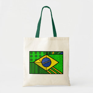Brasilien Brazil brazilian flag Tragetasche