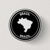 Brasilien Button (Vorderseite)