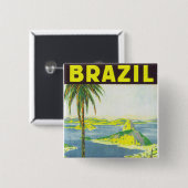 Brasilien Button (Vorne & Hinten)