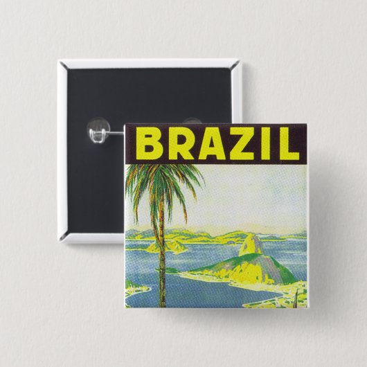 Brasilien Button (Vorne & Hinten)