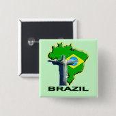 Brasilien Button (Vorne & Hinten)