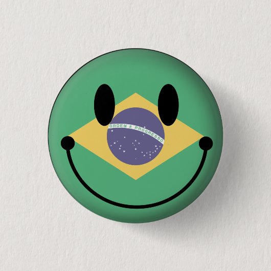 Brasilien Button (Vorderseite)