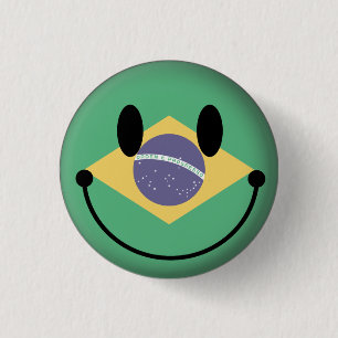Brasilien Button