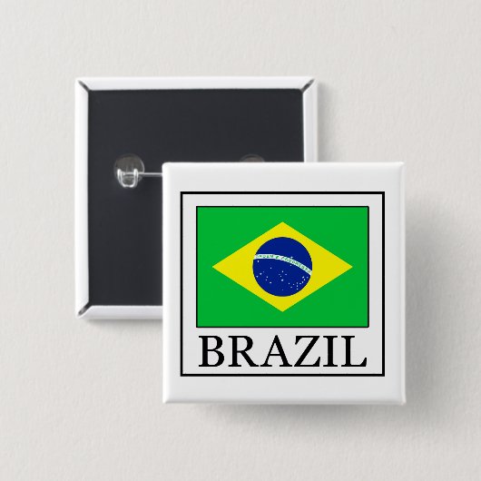 Brasilien Button (Vorne & Hinten)