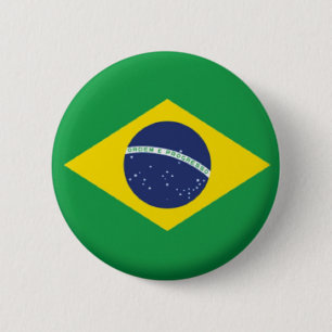 BRASILIEN BUTTON BACK ABZEICHEN 58 MM