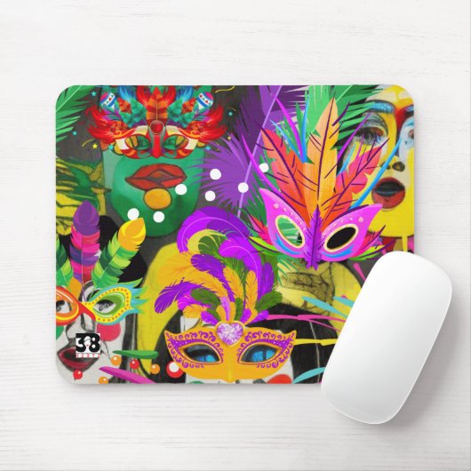 Brasilien Carnival Mousepad (Mit Mouse)